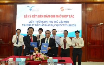 Thu Dau Mot University cooperates with Sun Edu to train microchip human resources